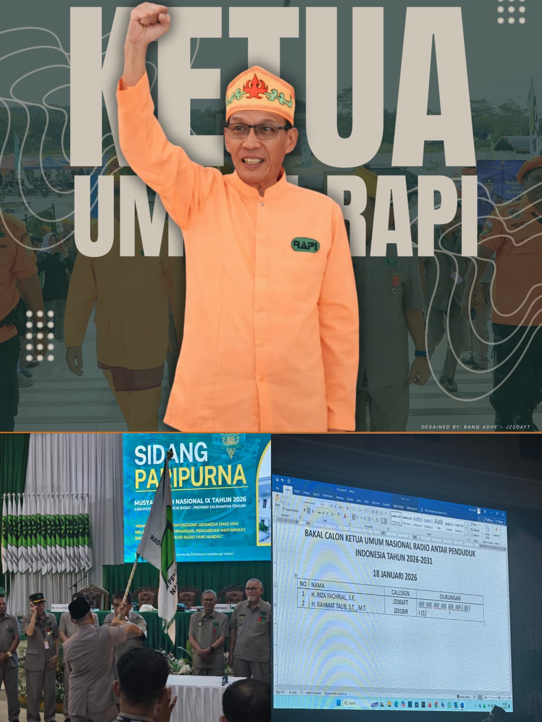 Putra Daerah Lampung Kembali Nahkodai RAPI Nasional Periode 2026–2031 ...